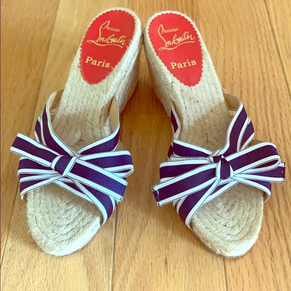 Christian Louboutin 👠 Tiburon Espadrilles size 35